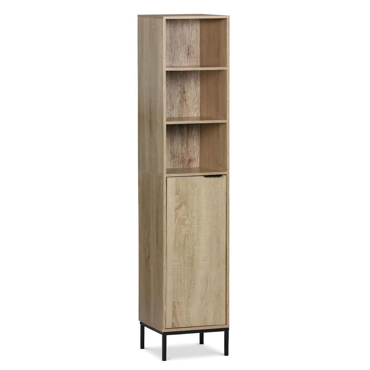 Etagère de salle de bains MobleKit Marron 30 x 30 x 160 cm Bois Métal