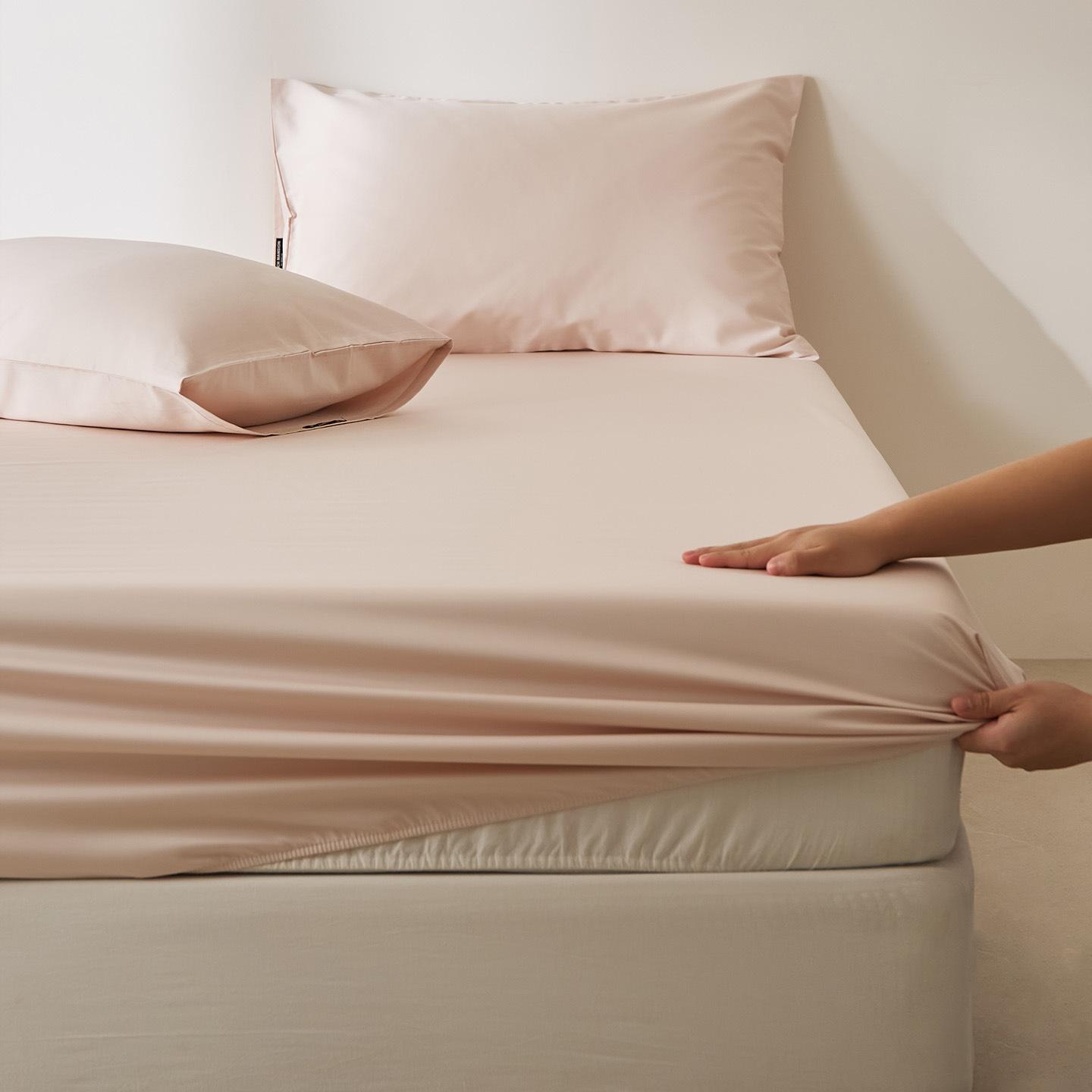 Drap Housse Coton Satiné 'Sérénité'